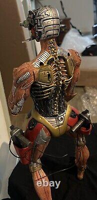 NECA Iron Maiden Somewhere In Time Cyborg Eddie 18 Figure In Good Shape