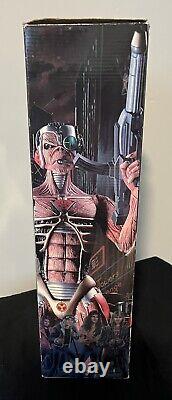 NECA Iron Maiden Somewhere In Time Cyborg Eddie 18 Figure In Good Shape