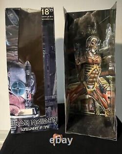 NECA Iron Maiden Somewhere In Time Cyborg Eddie 18 Figure In Good Shape
