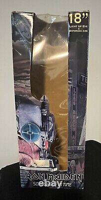 NECA Iron Maiden Somewhere In Time Cyborg Eddie 18 Figure In Good Shape
