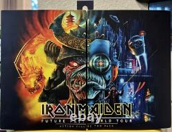 NECA Iron Maiden Ultimate Future Past World Tour Eddie 7 Action Figure 2pk