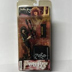 NECA Jimmy Page 2006 ZoSo Action Figure Rare Led Zeppelin Double-neck Guitar MIB