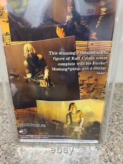 NECA Kurt Cobain 7'' Action Figure With Guitar Smells Like Teen Spirit Curt