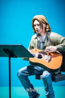NECA Kurt Cobain MTV Unplugged 2006 Figure Complete Nirvana No Box Rare
