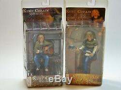 NECA Kurt Cobain Smells Like Teen Spirit & Unplugged Action Figure 2006 Nirvana