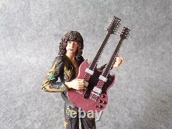 NECA Led Zeppelin Jimmy Page Action Figure, Rock Music Memorabilia Model