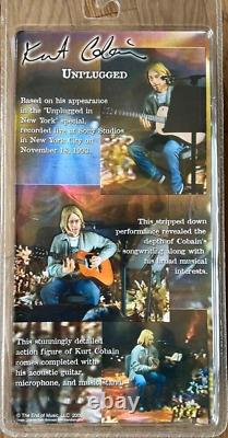 NECA Nirvana Kurt Donald Cobain Unplugged Action Figure Rare Item