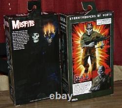 NECA Retro 8 Clothed MISFITS The Fiend + Sgt. D Horror Music Mascot Figure Lot