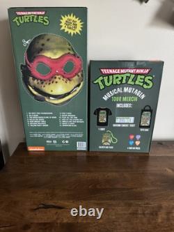 NECA SDCC Teenage Mutant Ninja Turtles Musical Mutagen Tour 4 Pack & Bonus Sz L