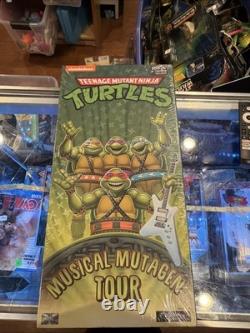 NECA TMNT Musical Mutagen Tour 7 Action Figure 4 Pack Excl NIB New SEALED