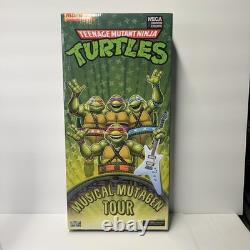 NECA TMNT Musical Mutagen Tour 7 Action Figures 4 Pack Excl MOC