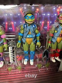 NECA TMNT Musical Mutagen Tour Action Figure Set New Open Box