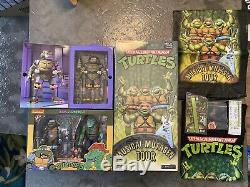 NECA TMNT Slash & Leatherhead + MUSICAL MUTAGEN 4 Pack + Mighty MetalHead