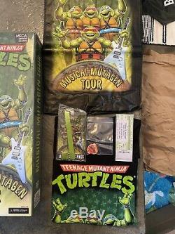 NECA TMNT Slash & Leatherhead + MUSICAL MUTAGEN 4 Pack + Mighty MetalHead