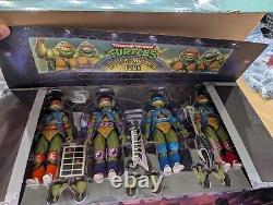 NECA TMNT Teenage Mutant Ninja Turtles SDCC 4 Pack MUSICAL MUTAGEN TOUR