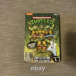 NECA Teenage Mutant Ninja Turtles Musical Mutagen Tour Bundle Shirt L