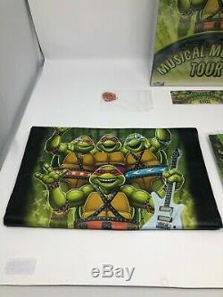 NECA Teenage Mutant Ninja Turtles Mutagen Musical Tour 4-pack + Tour Merch XXL