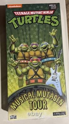 NECA Teenage Mutant Ninja Turtles TMNT 2020 Musical Mutagen Tour Figures 4 Pack