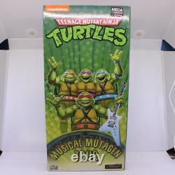 NECA Teenage Mutant Ninja Turtles TMNT MUSICAL MUTAGEN TOUR Action Figure 4 Pack