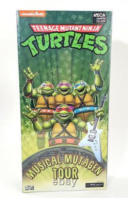 NECA Teenage Mutant Ninja Turtles TMNT Musical Mutagen Tour NIB In-Hand