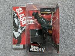 NEW Guns N Roses Slash McFarlane Toys Action Figure 2005 Rock Rare with Guitar Amp