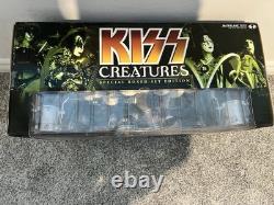 NEW KISS Creatures Box Set Edition Action Figures + Stage / Lights / Instruments