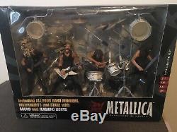 NEW! McFarlane Metallica Box Figure Set James Lars Kirk Jason