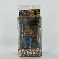 NEW RARE Kurt Cobain Unplugged Action Figure NECA End of Music 2006 SEALED