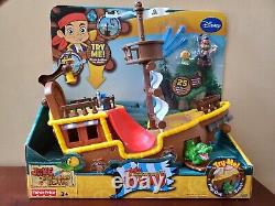 NIB Disney Jake and the Neverland Pirates Jake's Musical Pirate Ship Bucky New