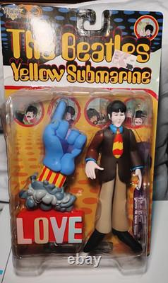 NIB McFarlane Toys The Beatles Yellow Submarine Action Figures 4 pc Vintage