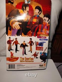NIB McFarlane Toys The Beatles Yellow Submarine Action Figures 4 pc Vintage