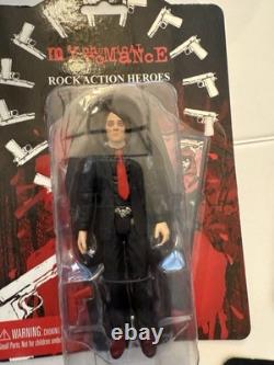 NIB My Chemical Romance Figures Prayer Card Gerard Way Mikey Ray Frank Bob MCR