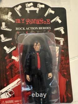 NIB My Chemical Romance Figures Prayer Card Gerard Way Mikey Ray Frank Bob MCR