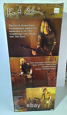 NIB Nirvana Kurt Cobain 18 Figure With Sound Action Figure Neca Toys Grunge