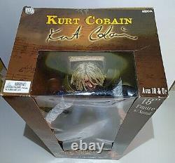 NIB Nirvana Kurt Cobain 18 Figure With Sound Action Figure Neca Toys Grunge