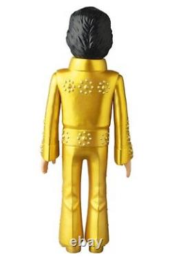 NIB RARE Medicom Vinyl Collectible Doll Elvis Presley Gold Color Figurine