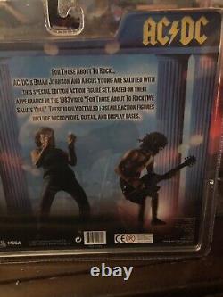 NIP AC/DC Brian Johnson & Angus Young Figure Pack NECA 2007