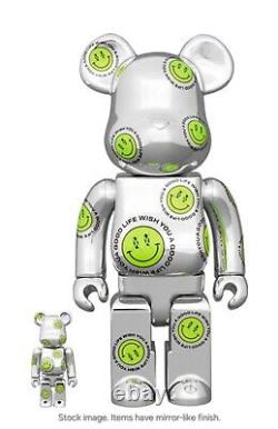 NOB 100% & 400% Medicom Be@rbrick (Bearbrick) Nickthereal's Wish You A Good Life