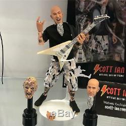 Neca ANTHRAX SCOTT IAN 8 Action Figure Official Licensed with Autograph on Box
