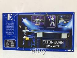 Neca ELTON JOHN WITH PIANO (LIVE 1975) Deluxe Clothed 8 Action Figure NEW