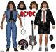 Neca Figurines Collection Angus Young Bon Scott Hard Rock Music Group Acdc