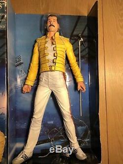 Neca Freddie Mercury 18 Figure With Sound in original box including Mic & stand