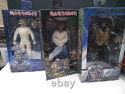Neca Iron Maiden Lot of Aces High, Piece Of Mind, World Slavery 8 Figures New
