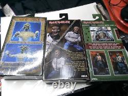 Neca Iron Maiden Lot of Aces High, Piece Of Mind, World Slavery 8 Figures New