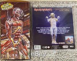 Neca Iron Maiden, Somewhere In Time Headknocker & Eddie Mummy Figure, New & Rare