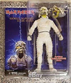 Neca Iron Maiden, Somewhere In Time Headknocker & Eddie Mummy Figure, New & Rare