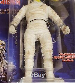 Neca Iron Maiden, Somewhere In Time Headknocker & Eddie Mummy Figure, New & Rare