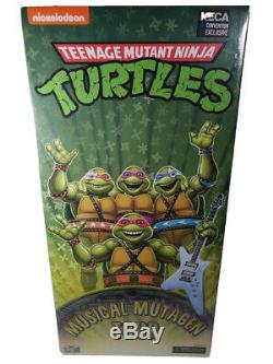 Neca TMNT Musical Mutagen Tour 4-Pack SDCC2020 In Hand Ninja Turtles