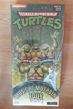 Neca TMNT Musical Mutagen Tour & Tour Merch Set 2020 SDCC Exclusive T-Shirt L