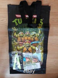 Neca TMNT Musical Mutagen Tour & Tour Merch Set 2020 SDCC Exclusive T-Shirt L